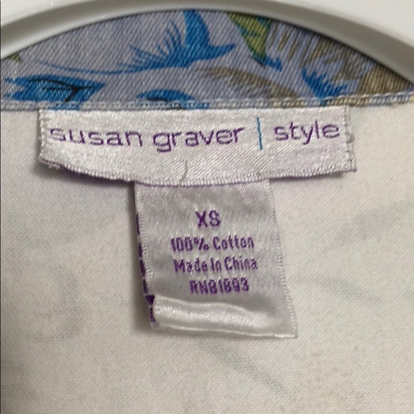 SOLD: Susan Graver Jean Jacket - Picture 2 of 4